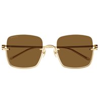 Sunglasses Gucci Woman GG1279S002-GOLD-GOLD-BROWN54 - GG1279S002-GOLD-GOLD-BROWN54